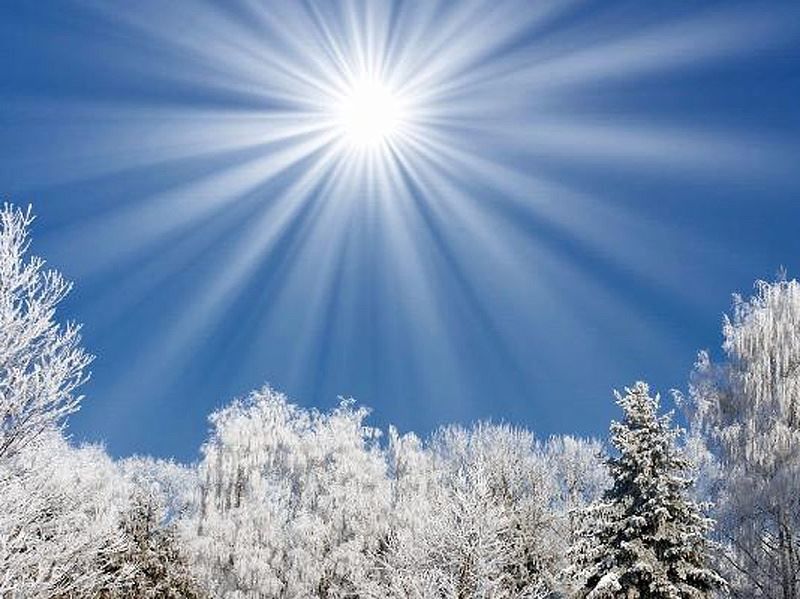 Скачать бесплатно красивую открытку - Зимнее солнцестояние