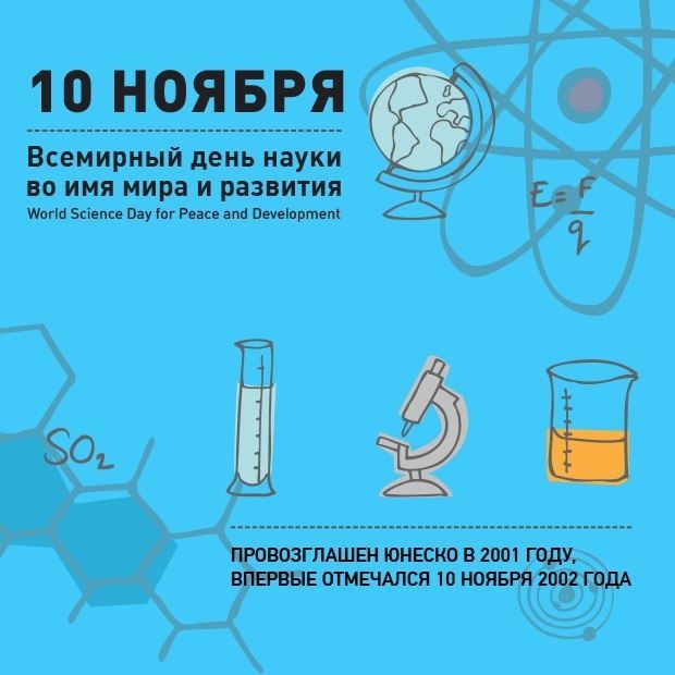10 ноября - Всемирный день науки