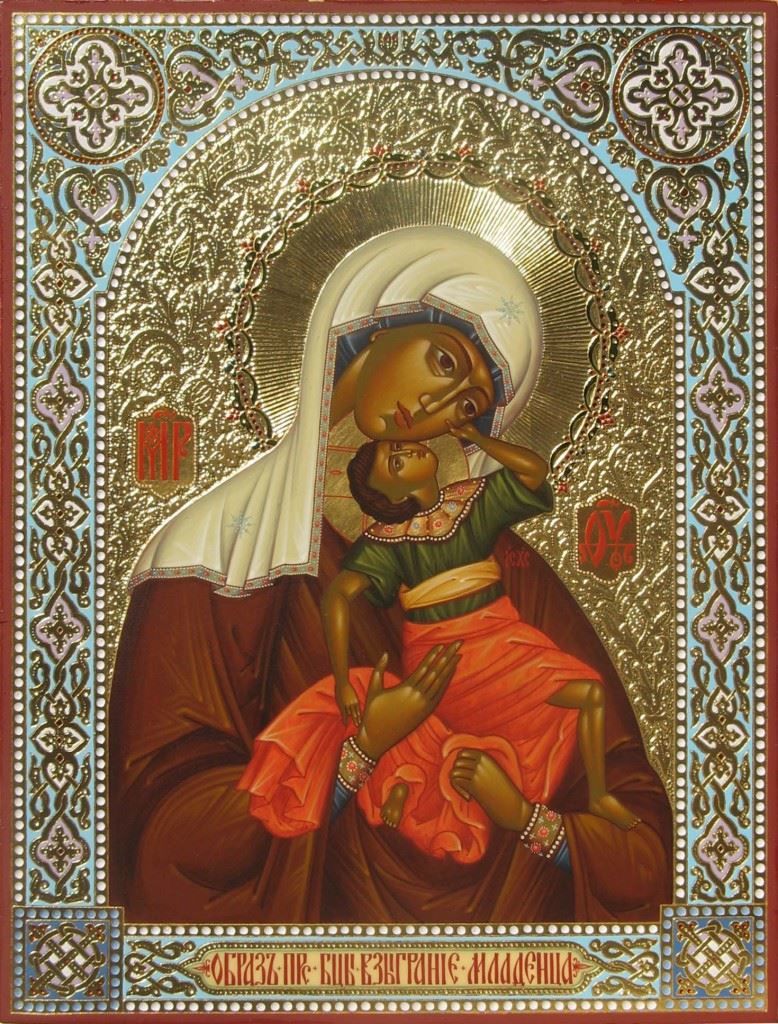 Взыграние младенца - Икона Божией Матери