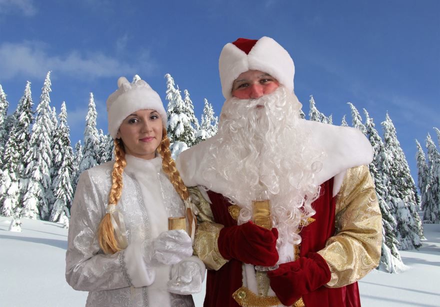 Фото Дед Мороз и Снегурочка, красивые