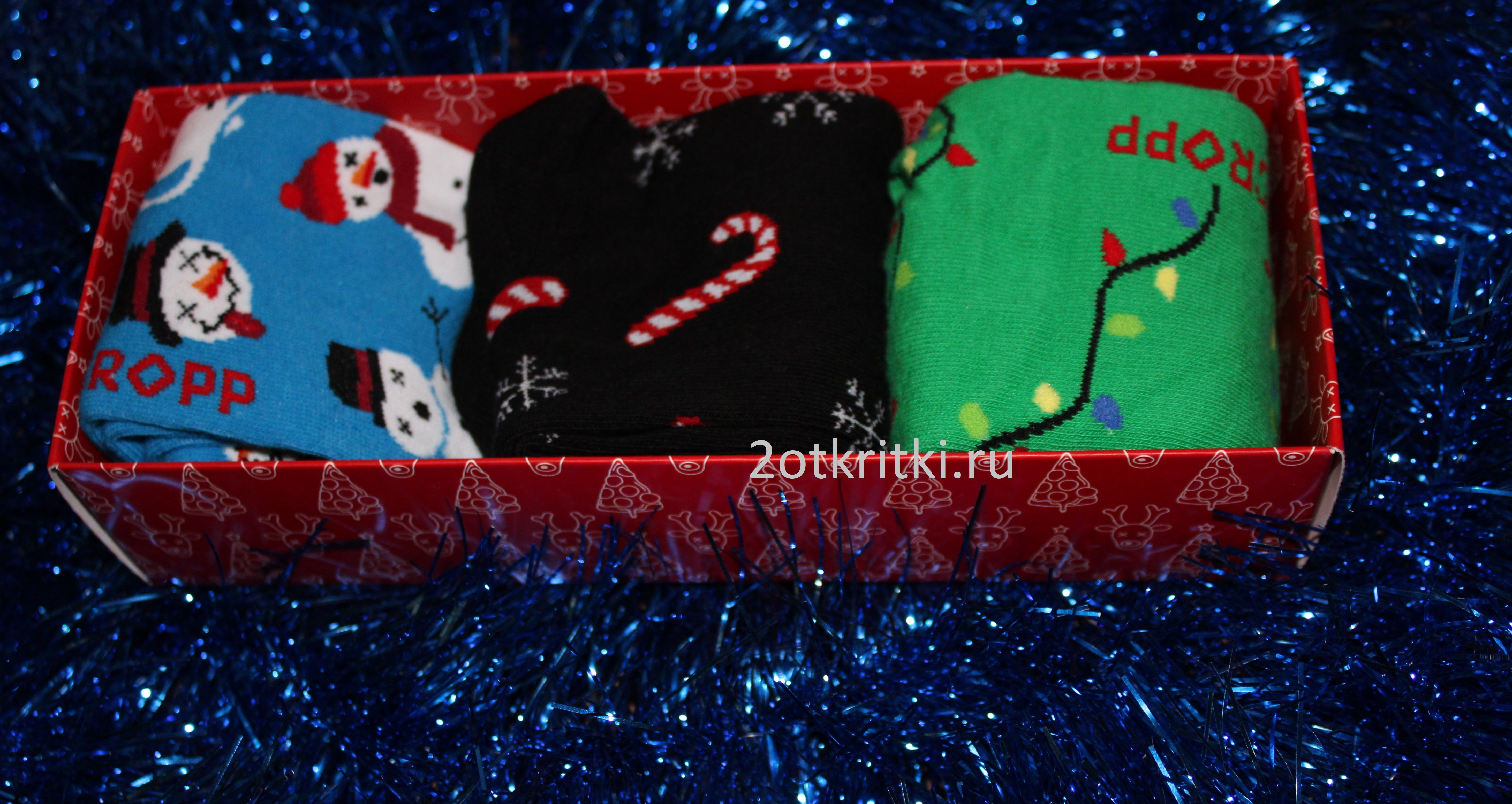 Идея подарка на Новый год - Новогодние носки