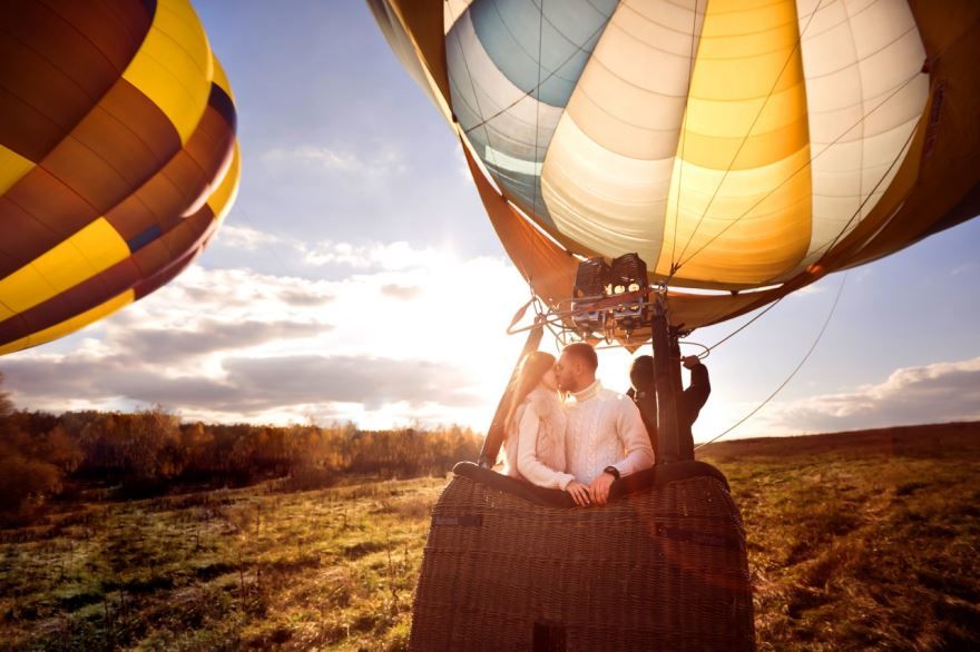 Подарок молодым на Свадьбу - Полет на воздушном шаре