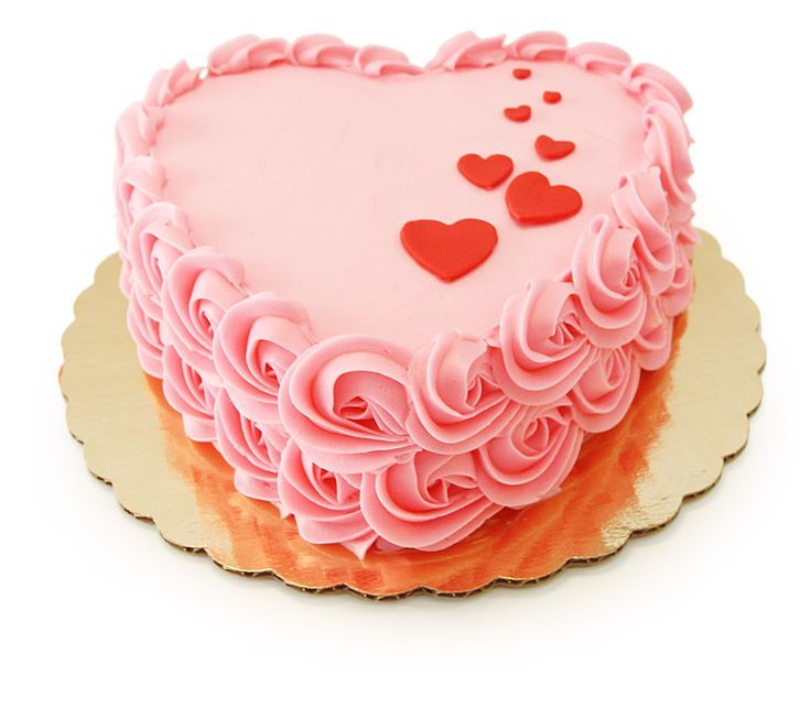 Красивый торт на день Святого Валентина, фото