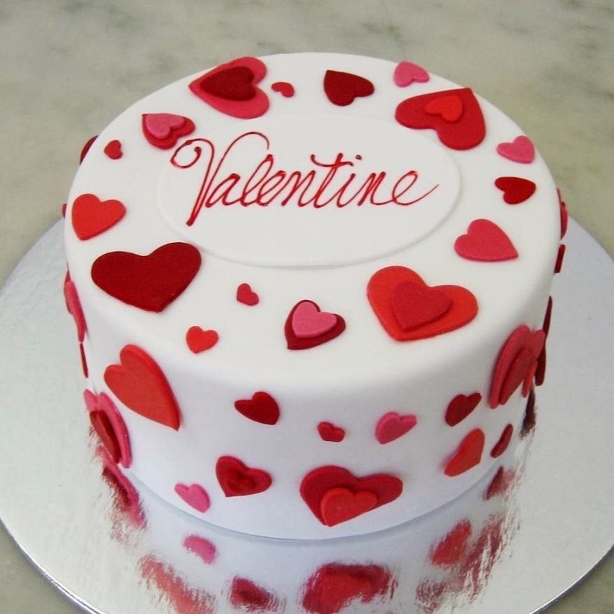 Торт на день Святого Валентина, фото