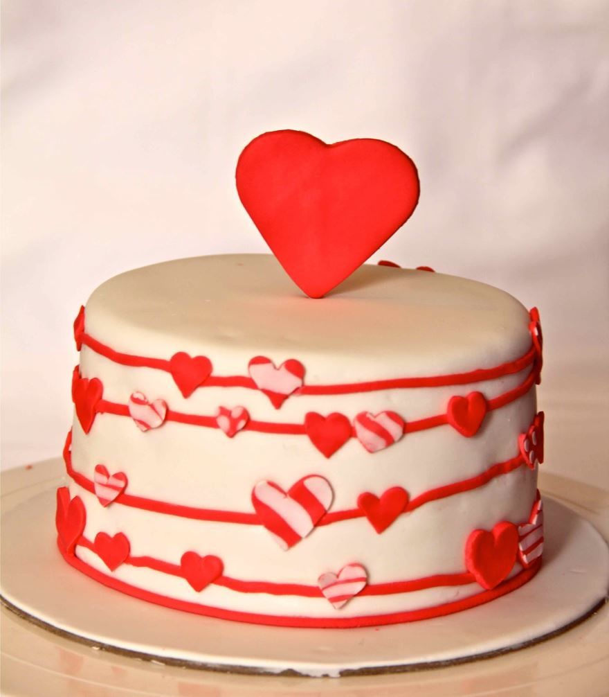 Торт любимому на день Святого Валентина